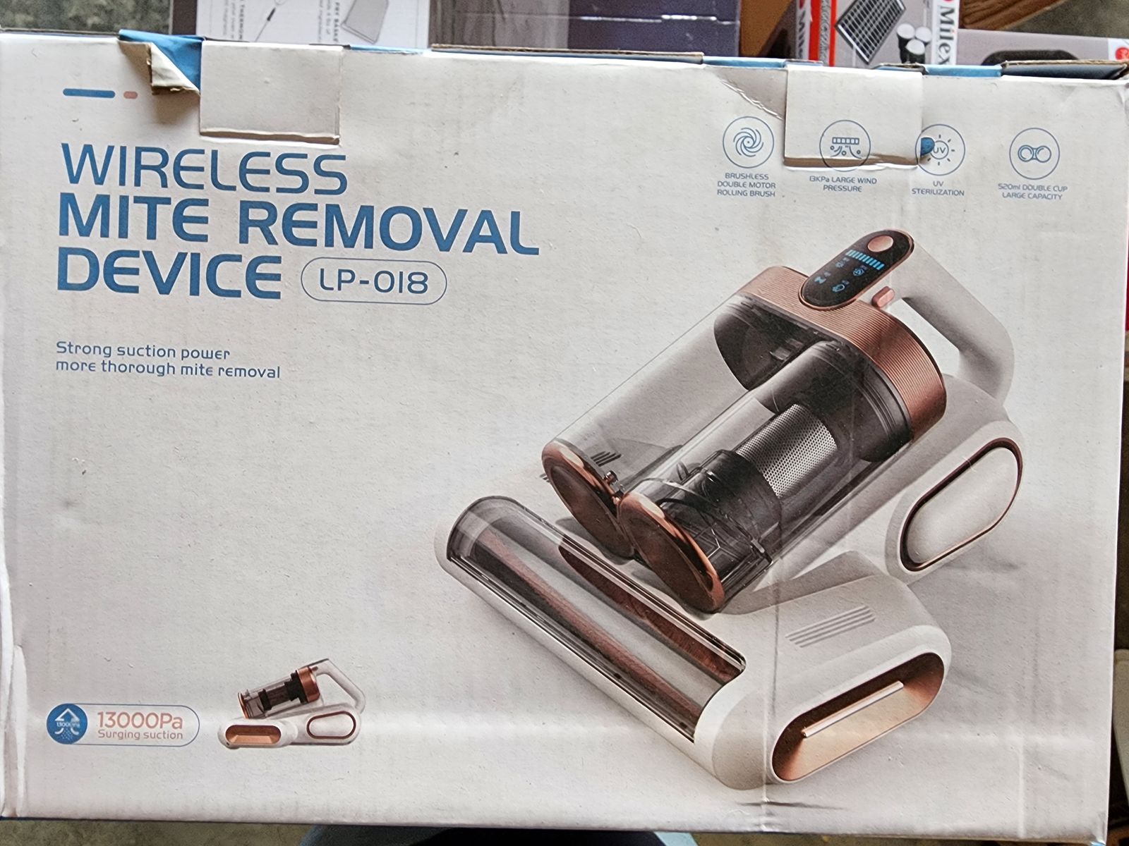 New in box mite removal vacuum