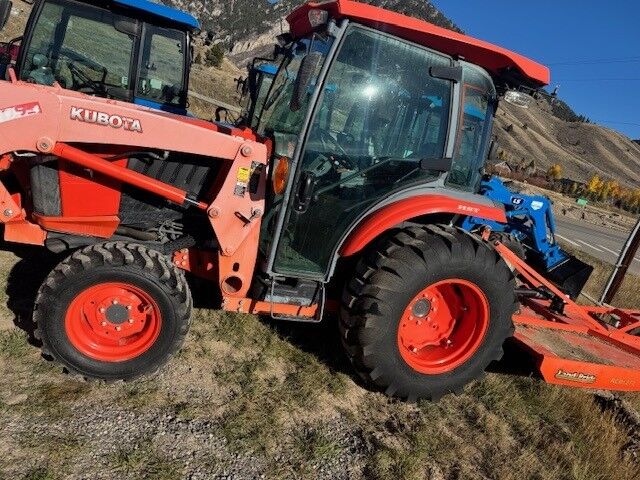 Kubota L6060 for sale With Blower and Brush Mower