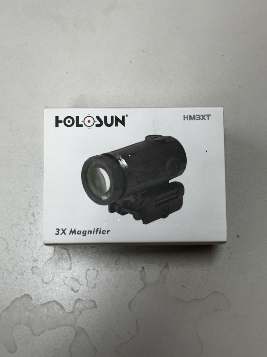 Holosun HM3XT 3X Magnifier - Compact, Durable, and Clear Optic for Enhanced Shooting