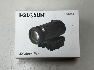 Holosun HM3XT 3X Magnifier - Compact, Durable, and Clear Optic for Enhanced Shooting
