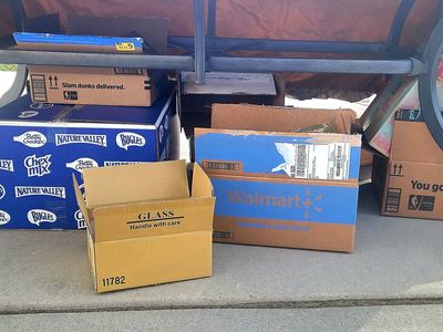 12 Boxes/Bubble Wrap/Bags