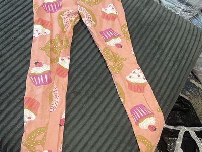 Just One You by Carter's Girls Pink Food Print Leggings Size 10