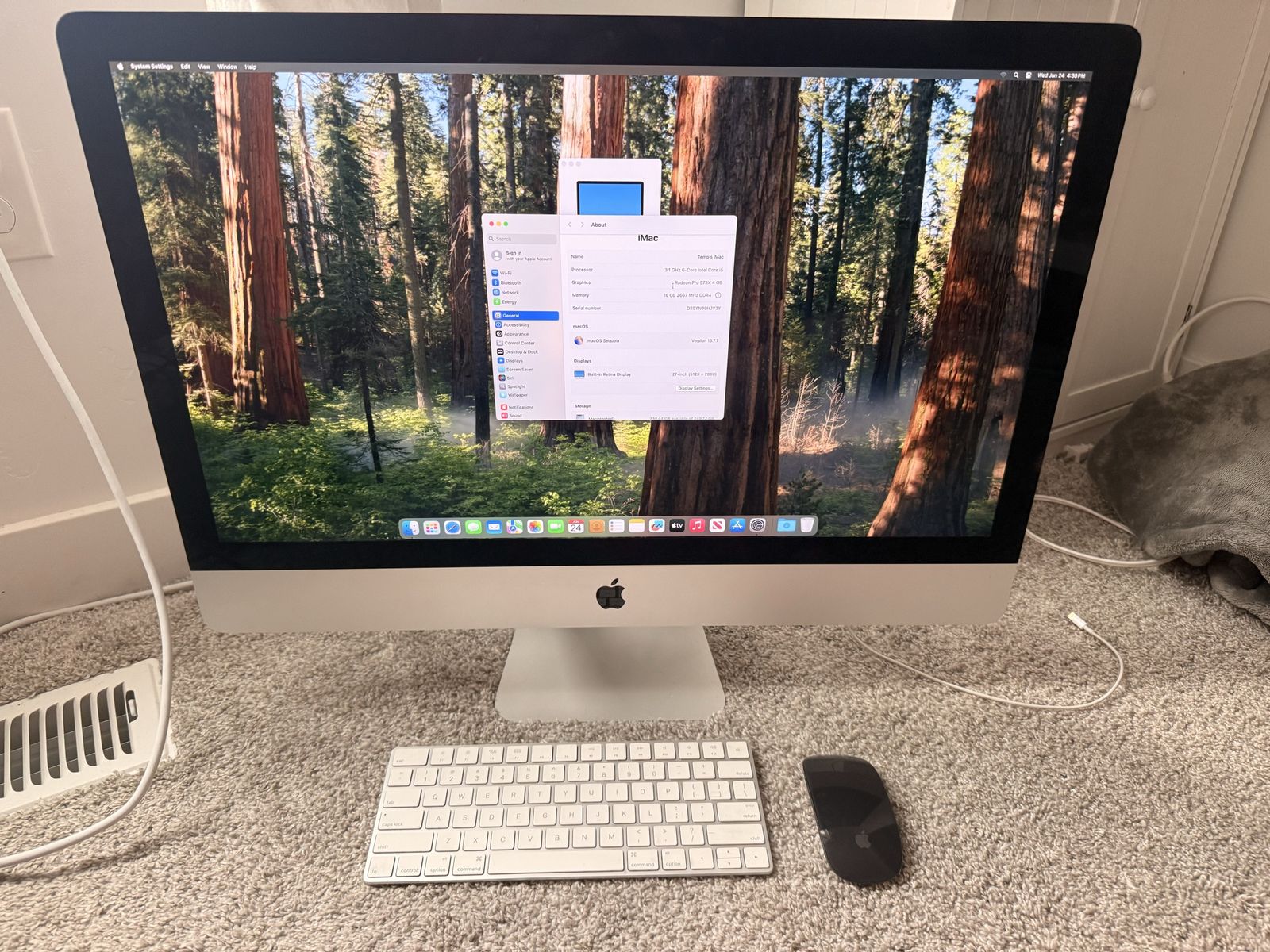 Apple iMac 27-inch Retina 5K (2020) i5, 16GB RAM, Radeon Pro 575X 4GB