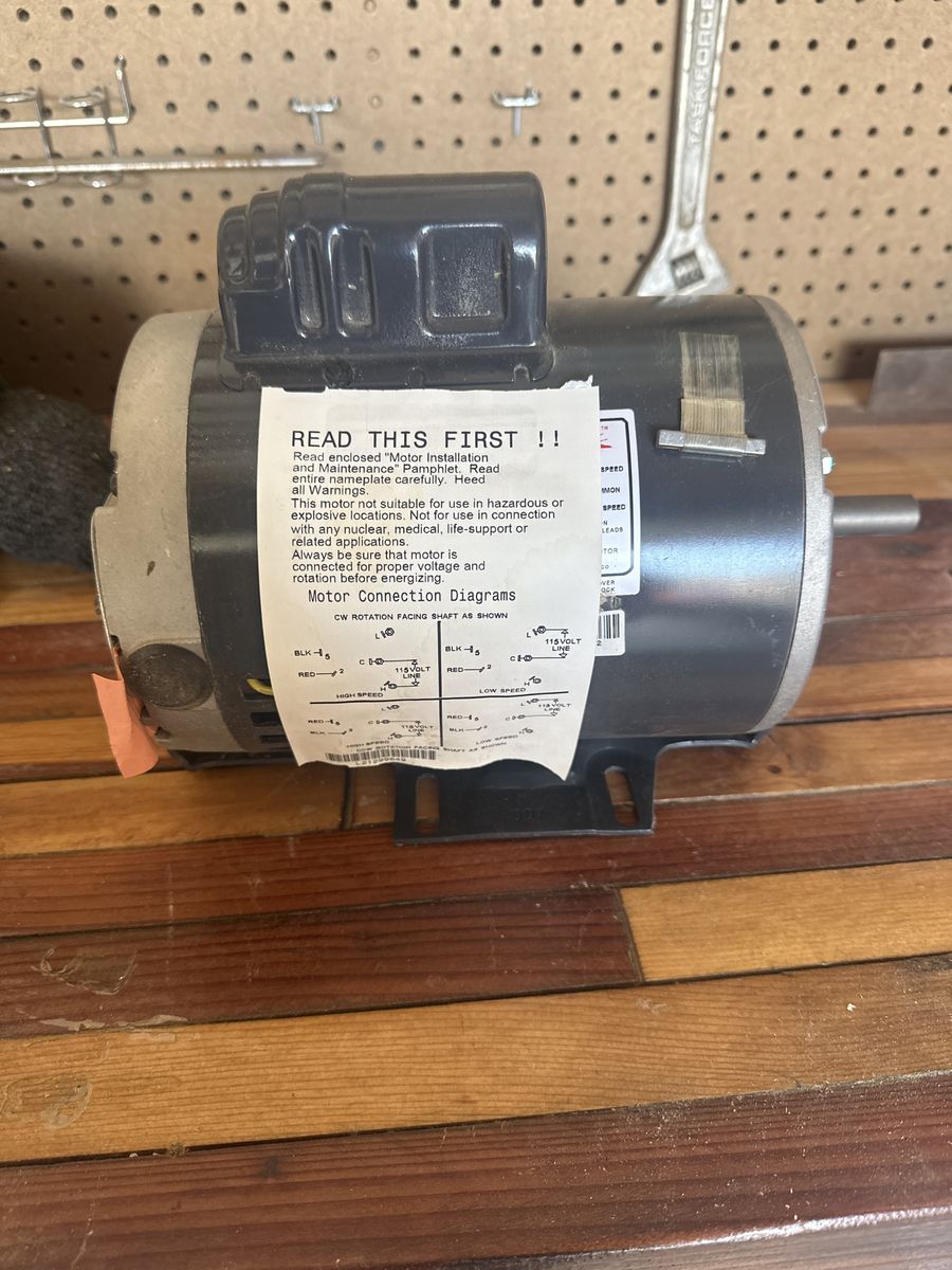Evaporative cooler motor