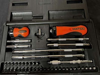 Matco Ratcheting Screwdriver Set + bits BRAND NEW
