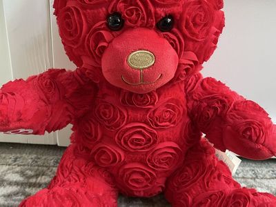 Build A Bear Workshop Red Roses Bear Floral