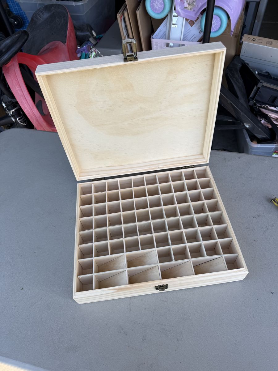 Wooden Essential Oil or Craft Storage Box
