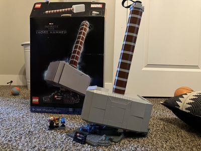 LEGO Marvel Thor's Hammer Mjolnir (76209) Infinity Saga Building Set - 979 Pieces