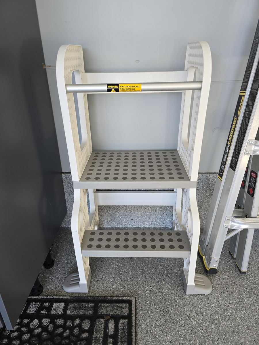 Toddler Kitchen Double Step Stool