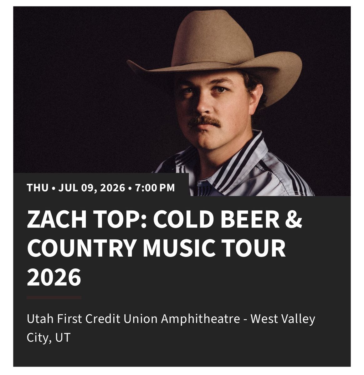 Zach Top tickets (4)