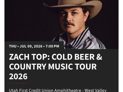 Zach Top tickets (4)