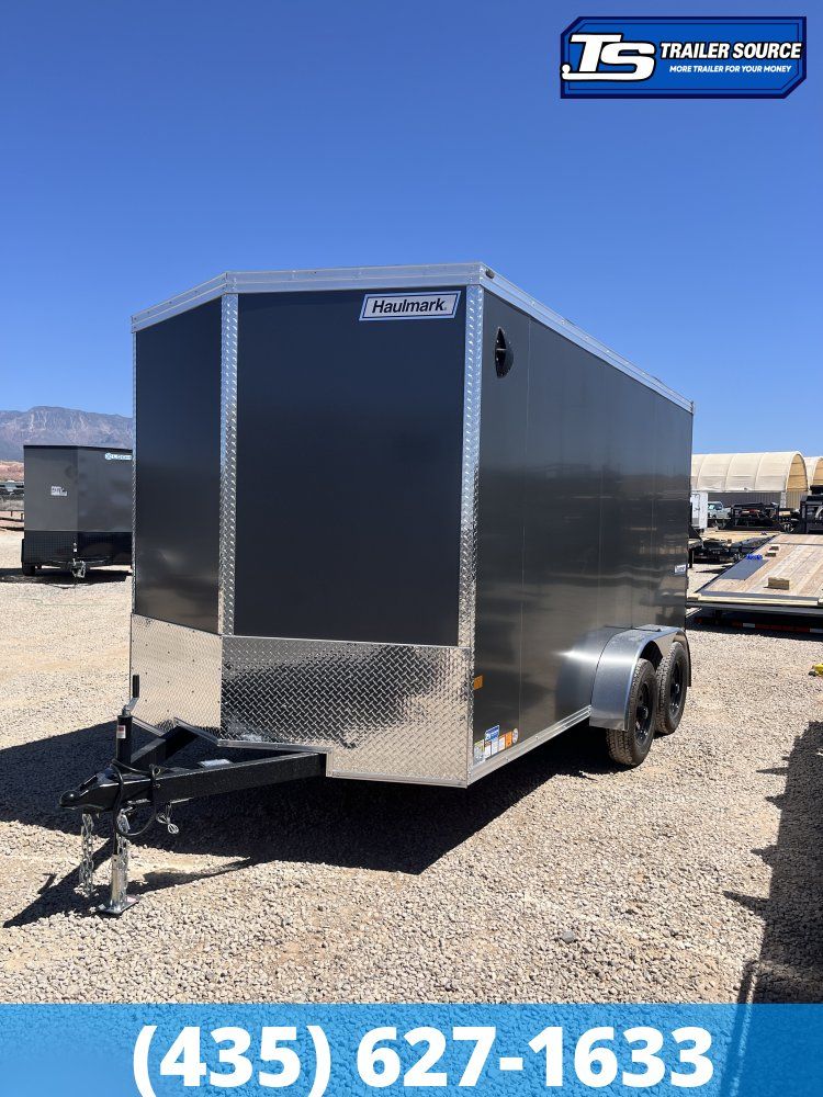 7x14 Haulmark Transport Enclosed Cargo Trailer - 7'0" Interior - 7K GVWR - .080 PolyCor, Translucent Roof