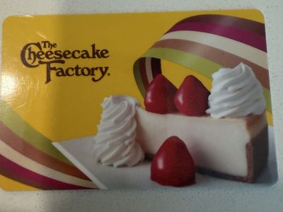 3 Gift Cards: 1: Cheesecake Factory / 2:Costa Vida