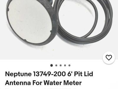 Neptune 13749-200 6' Pit Lid Antenna for Water Meter Replacement R900 Set