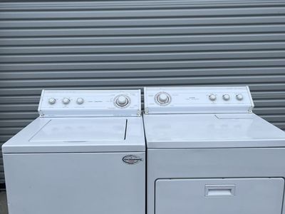 Whirlpool Heavy Duty Super Capacity Washer & Electric Dryer Set, Free Delivery.