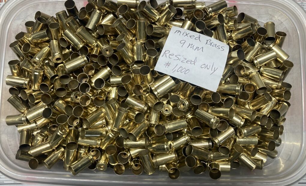 9mm Brass Resized