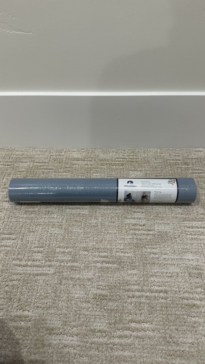 Dimoon 32.8FTx17.7" Blue Decorative Vinyl Roll SQ023 - New Peel and Stick Wallpaper