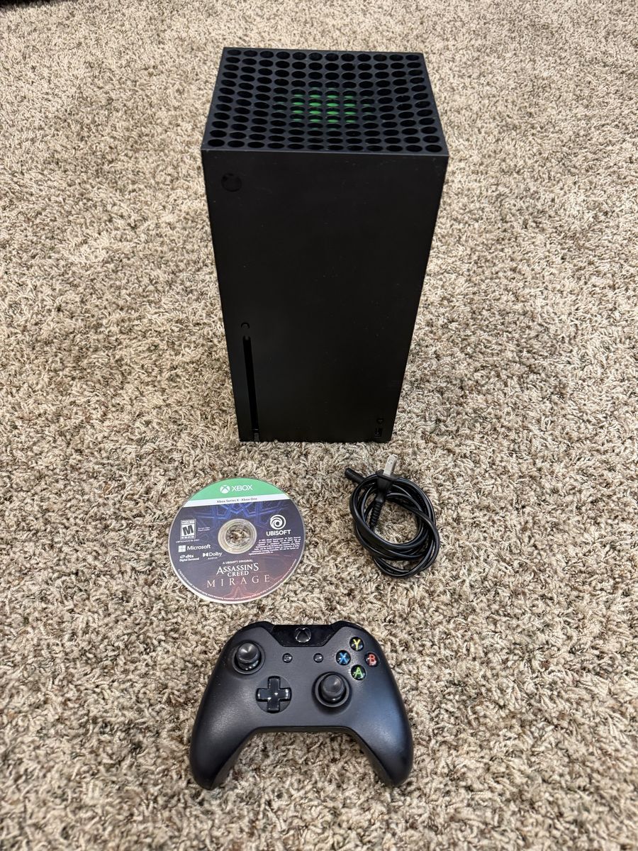 Xbox Series X 1TB Console - Black with Wireless Controller & Assassin's Creed Mirage