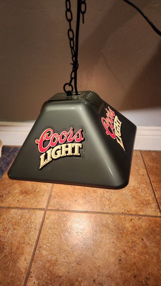 coors light lamp