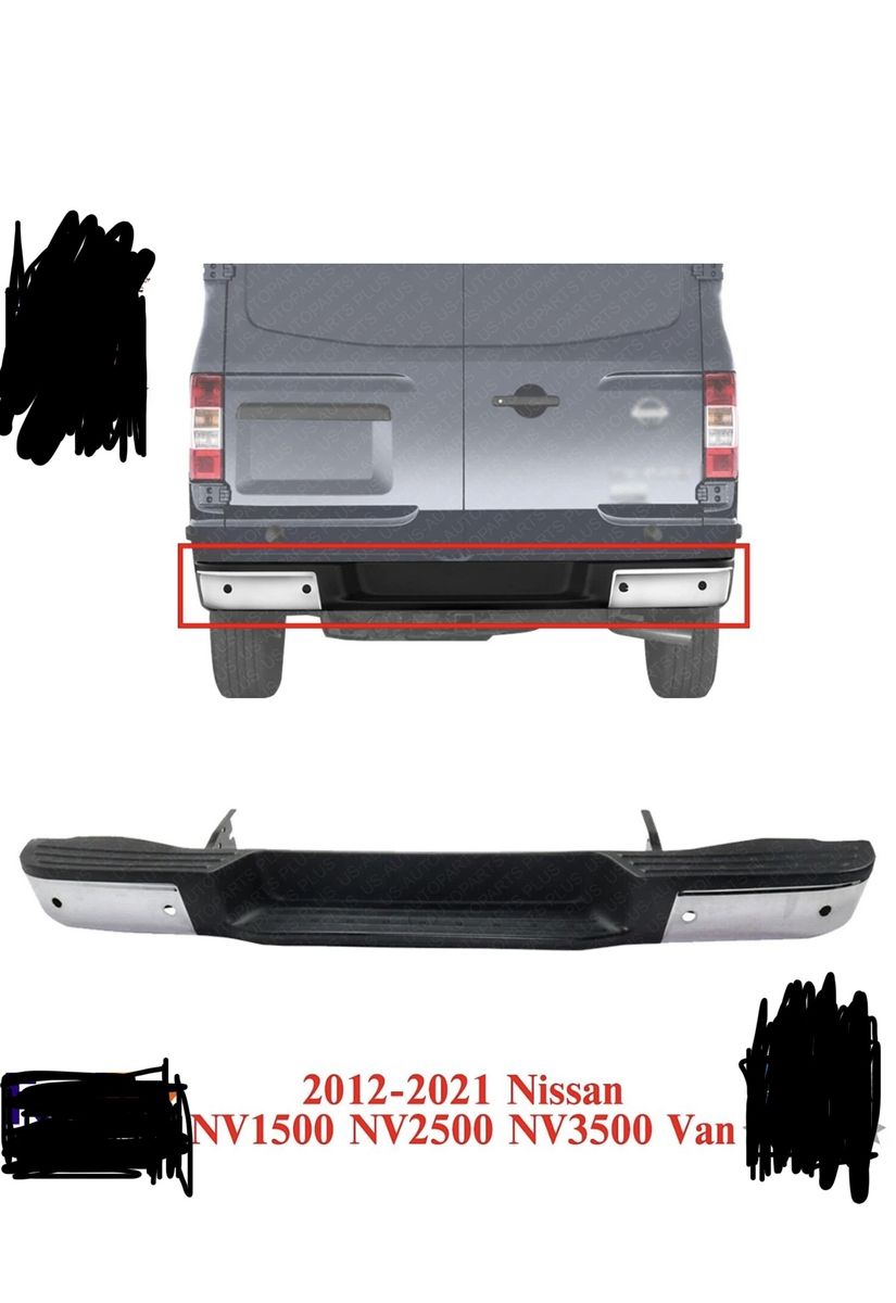 Nissan NV-Series Van Rear bumper