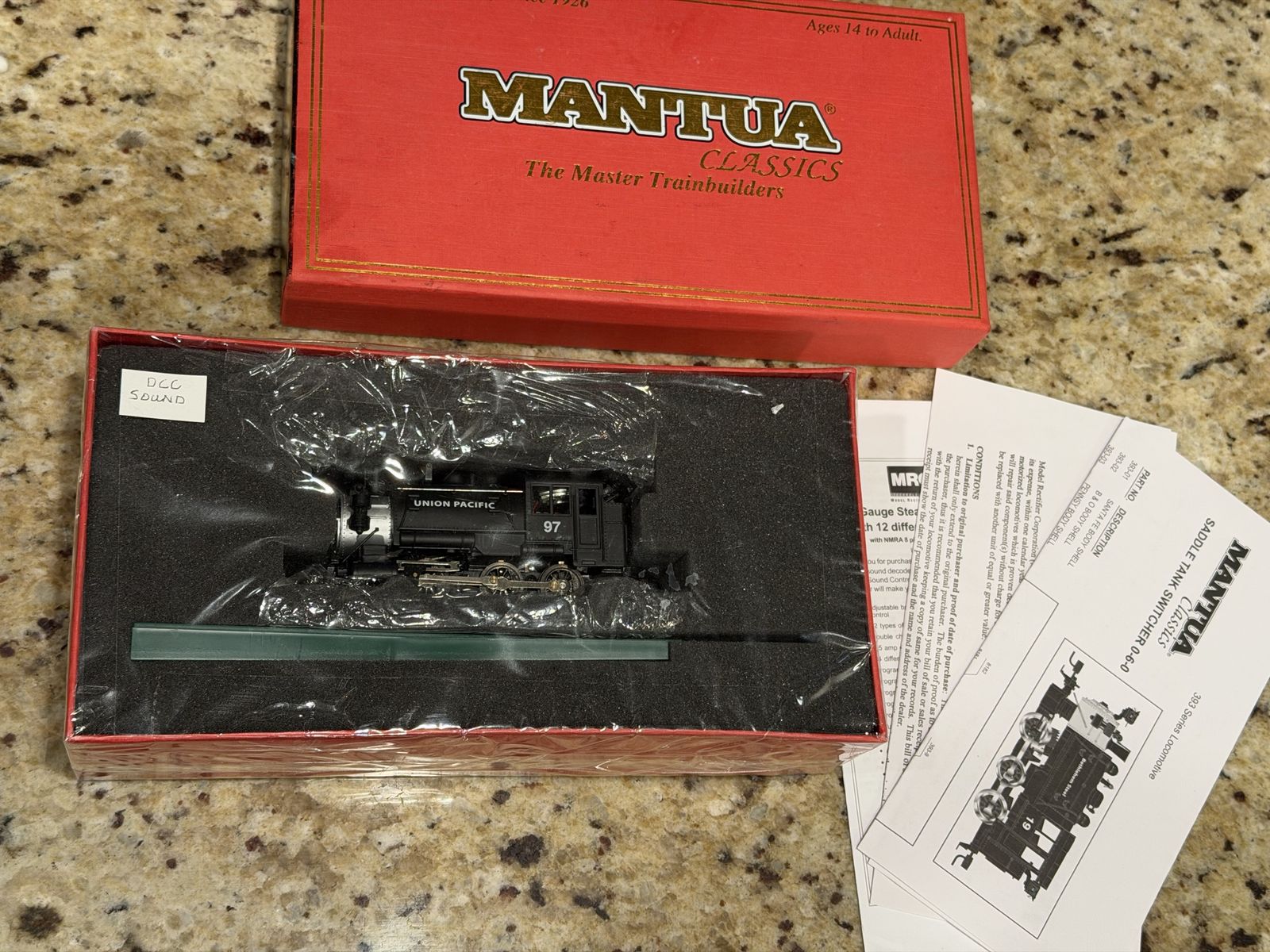 New Mantua Locomotive HO Scale DCC sound