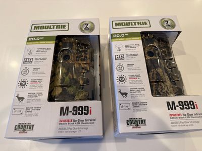 2 MOULTRIE M-999i Digital Game Camera- Never-opened