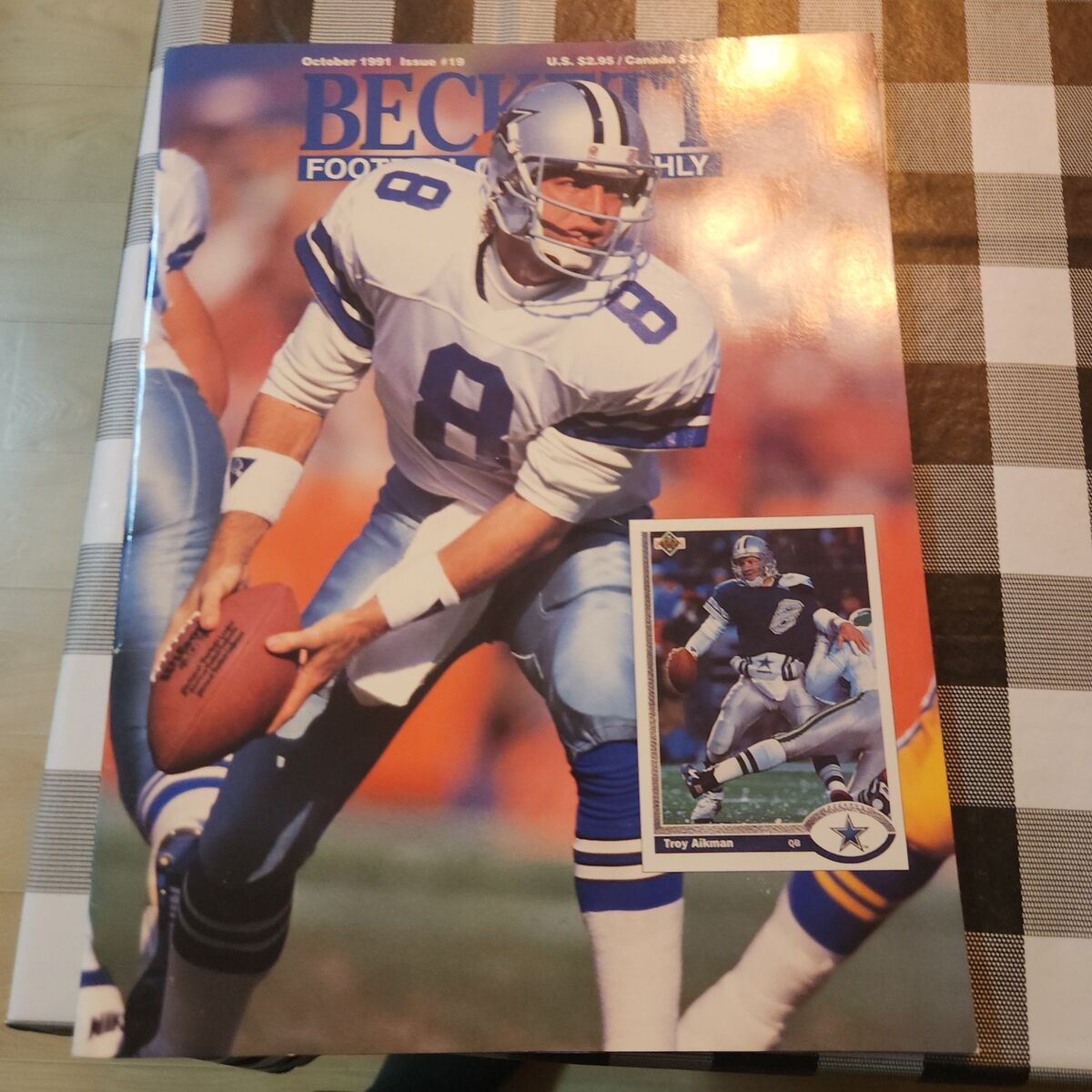 October 1991 Troy aikman beckett