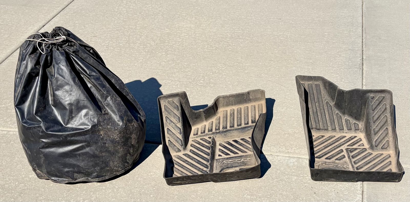 Floor mats and Polaris RXR Trailerable cover