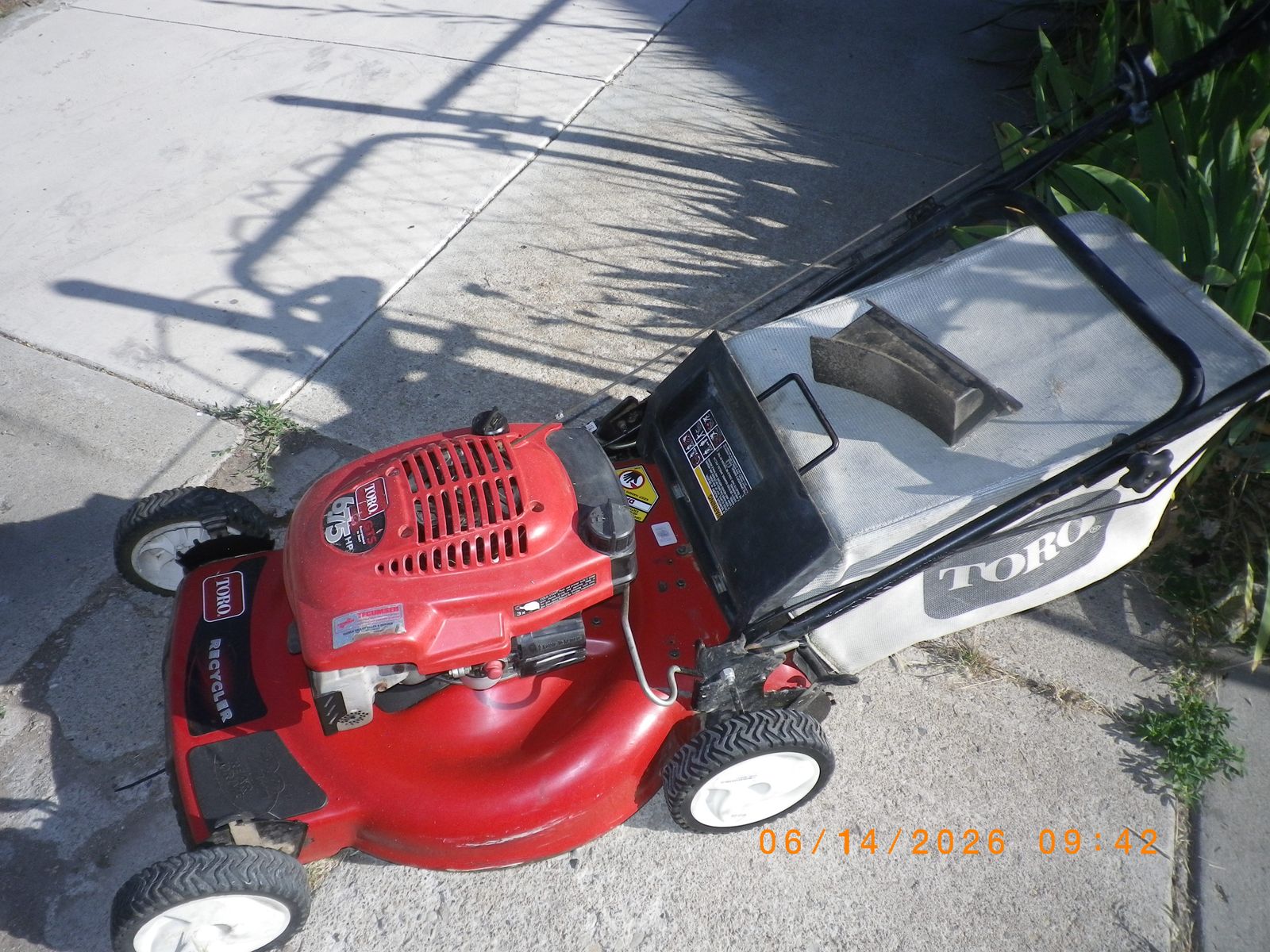 Toro Personal Pace recycler