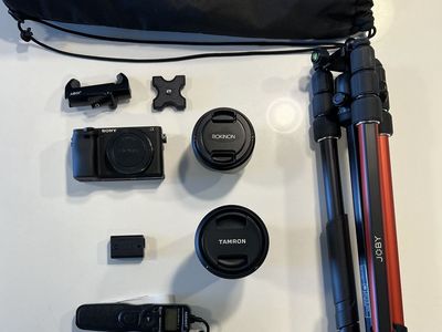 Sony a6400 Camera Bundle + Tamron 17-28mm F/2.8 + Rokinon 12mm - $1,750