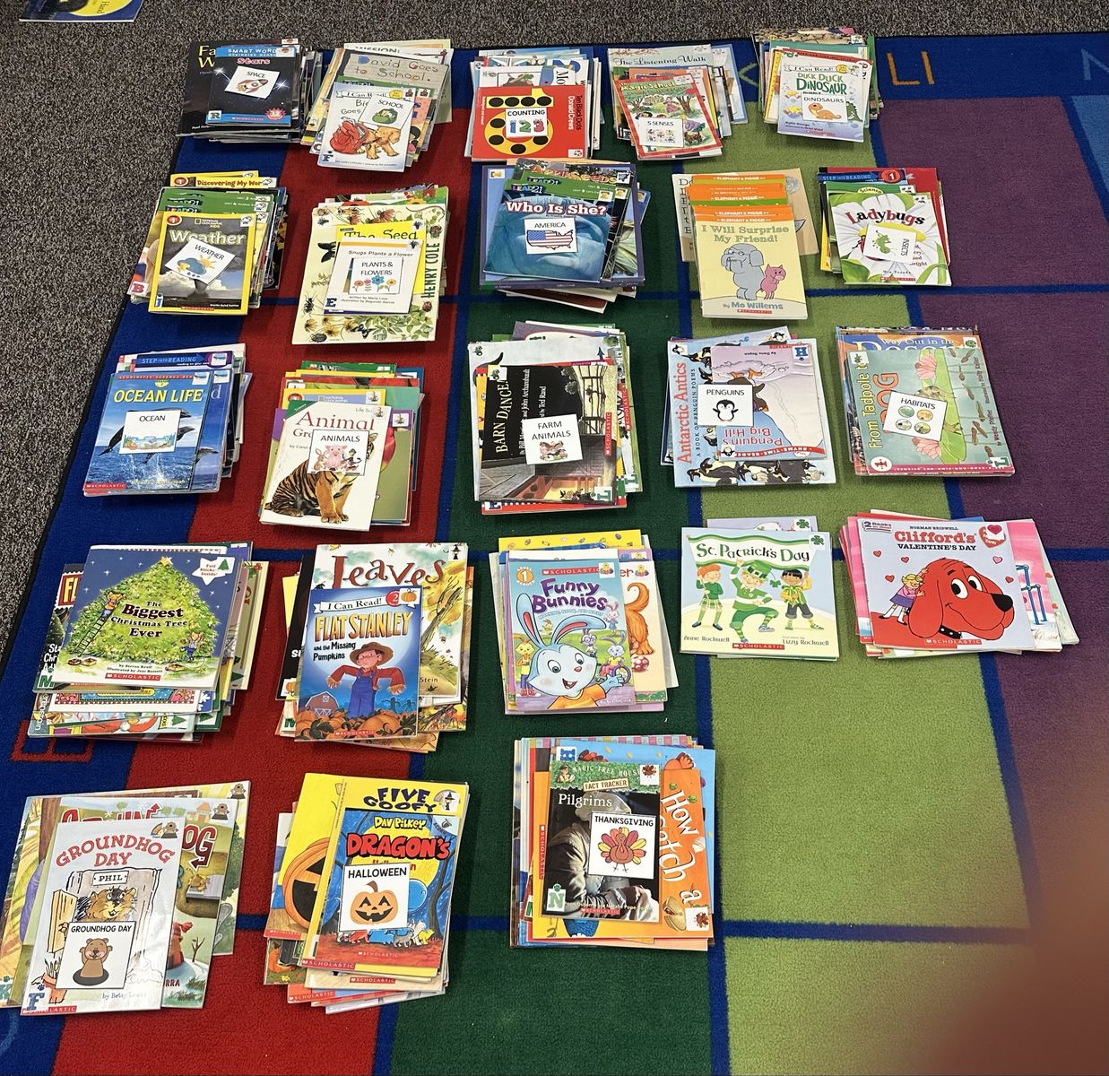 Massive Children's Classroom Book Bundle Scholastic I Can Read Early Readers Lot