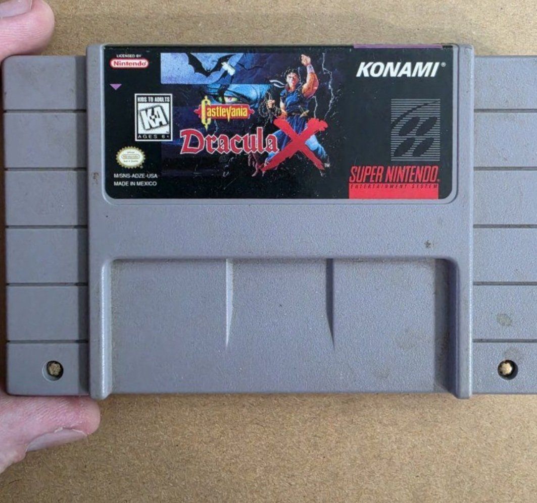 Castlevania Dracula x Snes SUPER RARE!