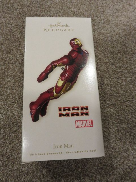 BNIB - VINTAGE 2008 HALLMARK "IRON MAN" XMAS ORNAMENT