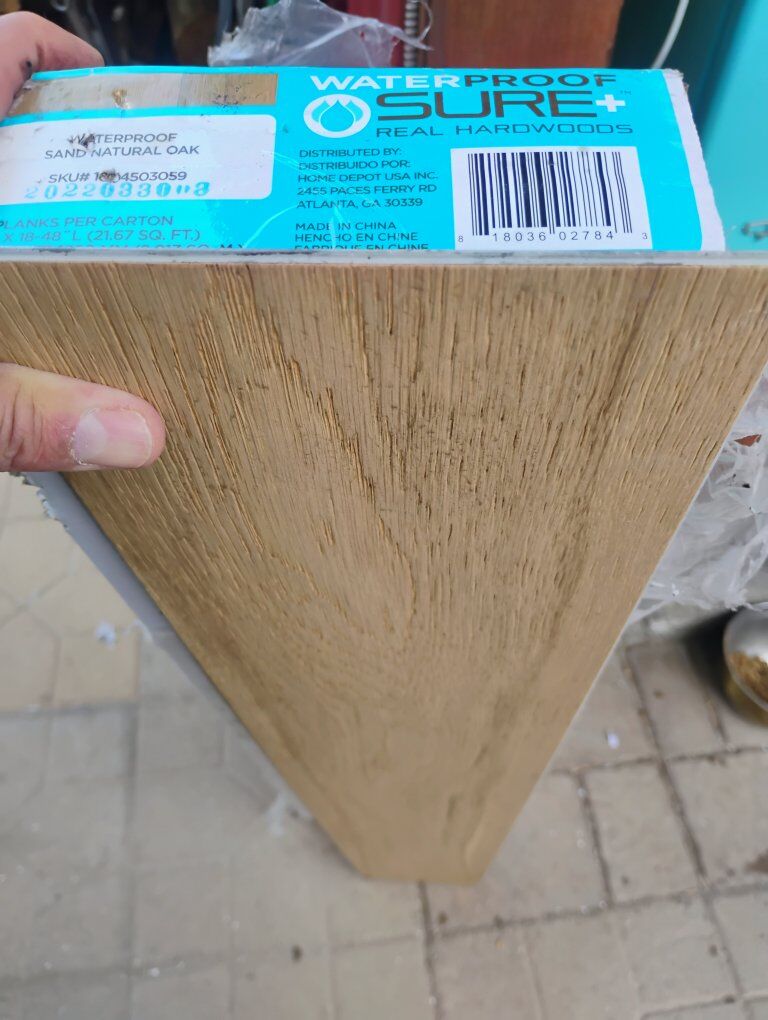 303 SQ.FT Water Proof Sure+ Harwood Flooring