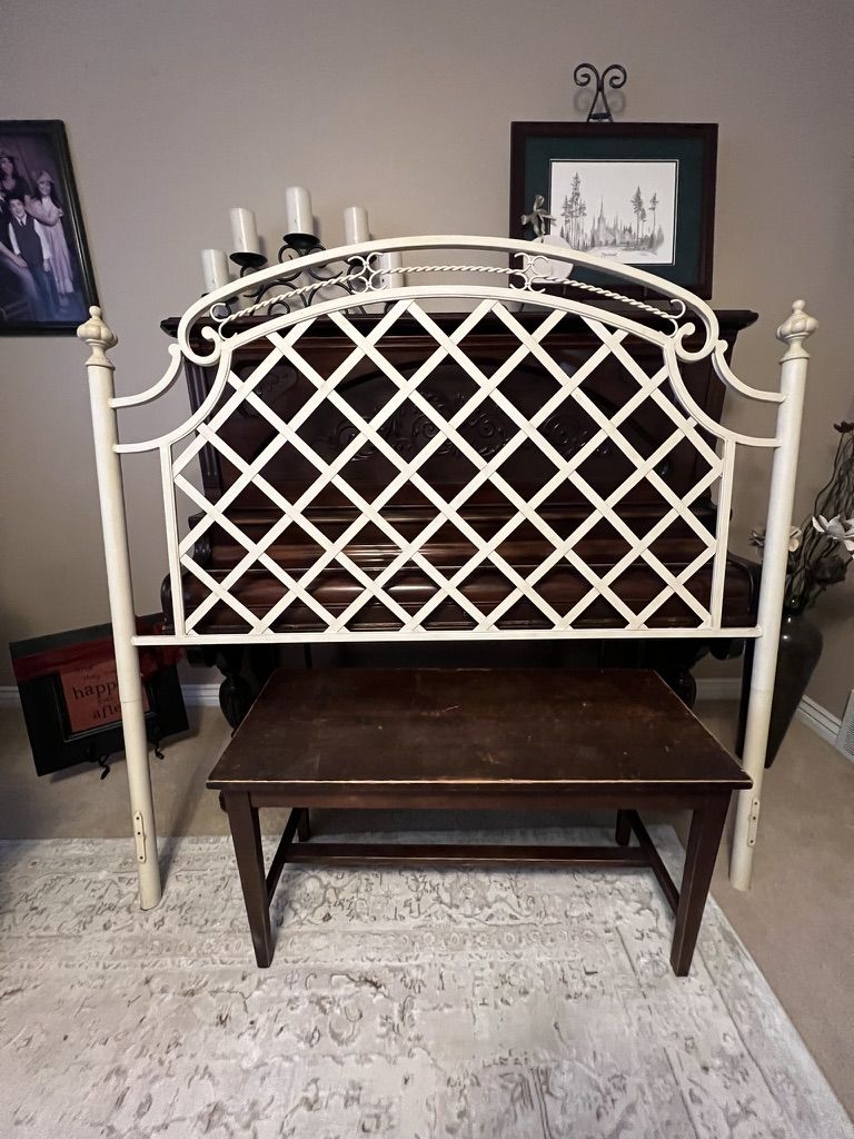 Queen 60" Metal Vintage Headboard