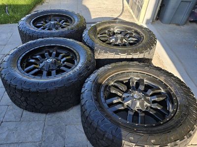 Fuel Off-Road Wheels with Toyo Open Country A/T III Tires - 20 Inch Set of 4
