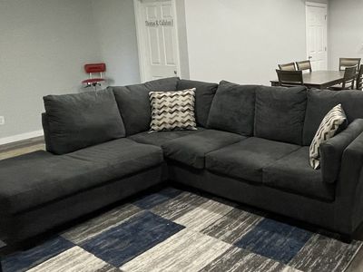 Sectional Couch – Dark Gray