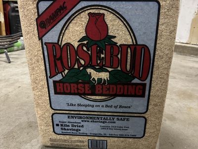 Pine shavings for animal bedding