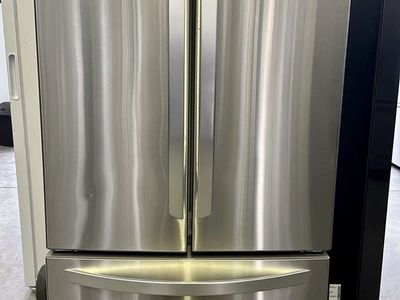 LG 30-Inch Wide, 22 cu. ft. French Door Stainless Steel Refrigerator