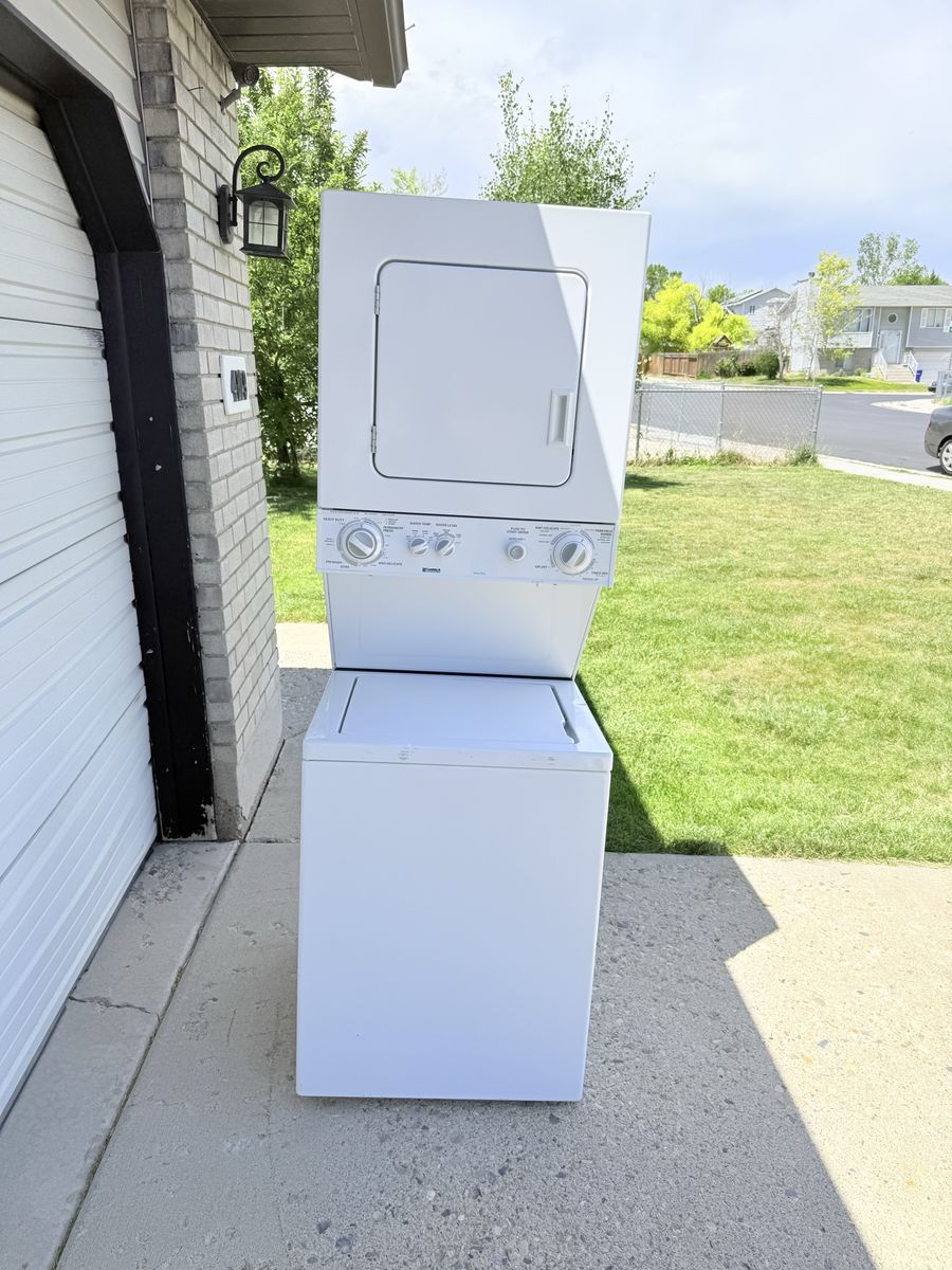 Estate by Kenmore White Stackable Washer & Dryer Combo - Used, Good Condition