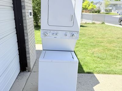 Estate by Kenmore White Stackable Washer & Dryer Combo - Used, Good Condition