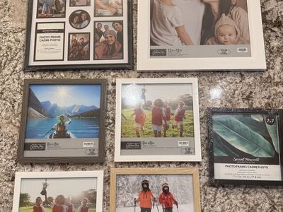 Lot of 6 Assorted Picture Frames