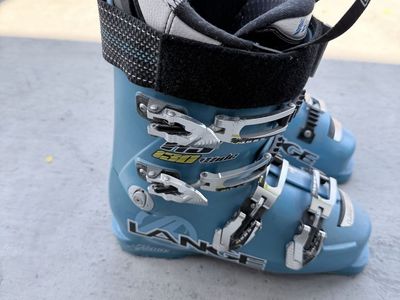 Lange Blue Downhill Ski Boots - Race Pro Fit Four Buckle