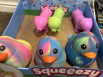 NEEDOH ..New inventory- Assorted Fidget and Squishy Toy Lot featuring NeeDoh Nice Cube, Minecraft, and Fugglers