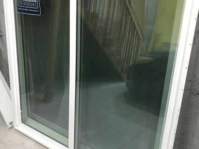 AMSCO 60" x 60" Double Pane Vinyl Sliding Window - White