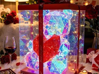 LED Valentines Teddy Night Light Bear