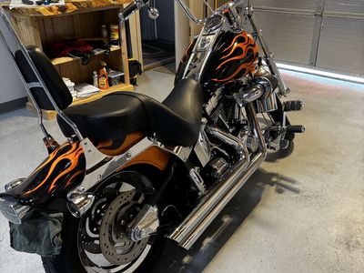 Custom 2003 Harley-Davidson Softtail- Flame Paint & Ape Hangers