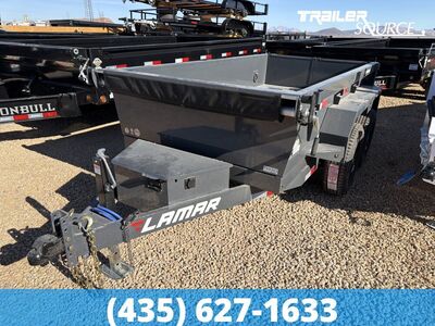 5x10 Lamar DS Dump Trailer - 18" Sides - 10K GVWR -