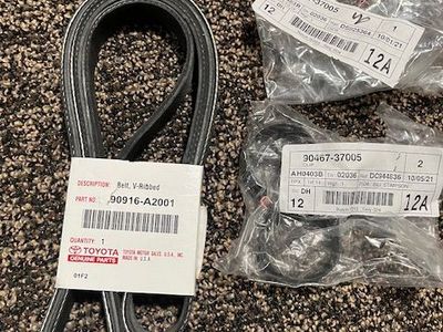Serpentine Belt, Thermostat & Housing, PCV Hose, Radiator Cap, Radiator Hose Clamps for 2nd Gen Toyota Tacoma
