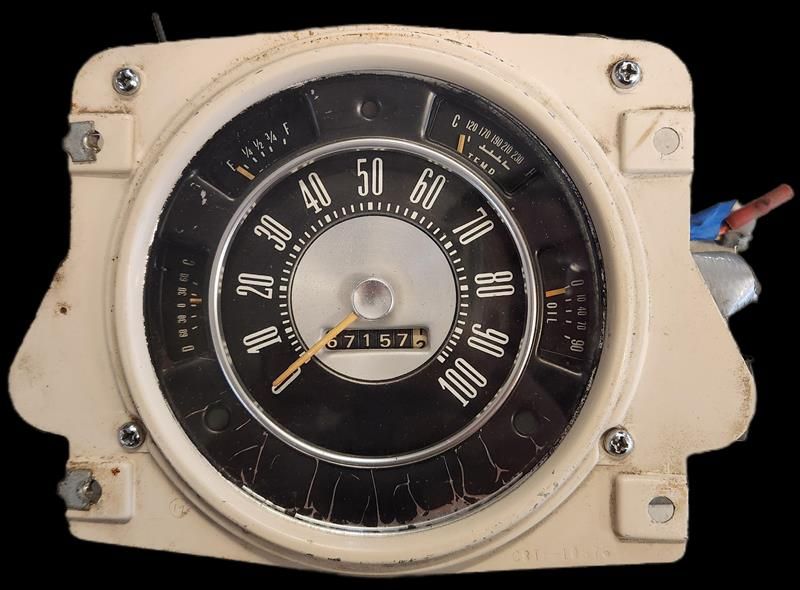 OEM 1966-1977 Ford Bronco Gauge Cluster Speedometer